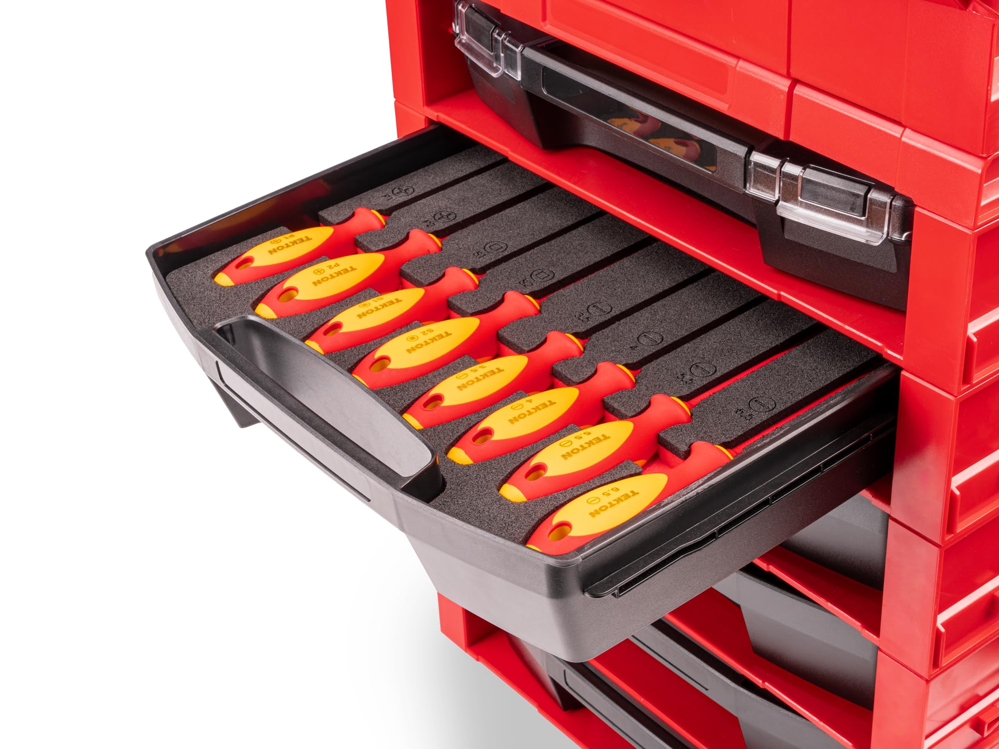 tekton-dvz90600-phillips-slotted-and-square-insulated-screwdriver-set-with-l-box image 4