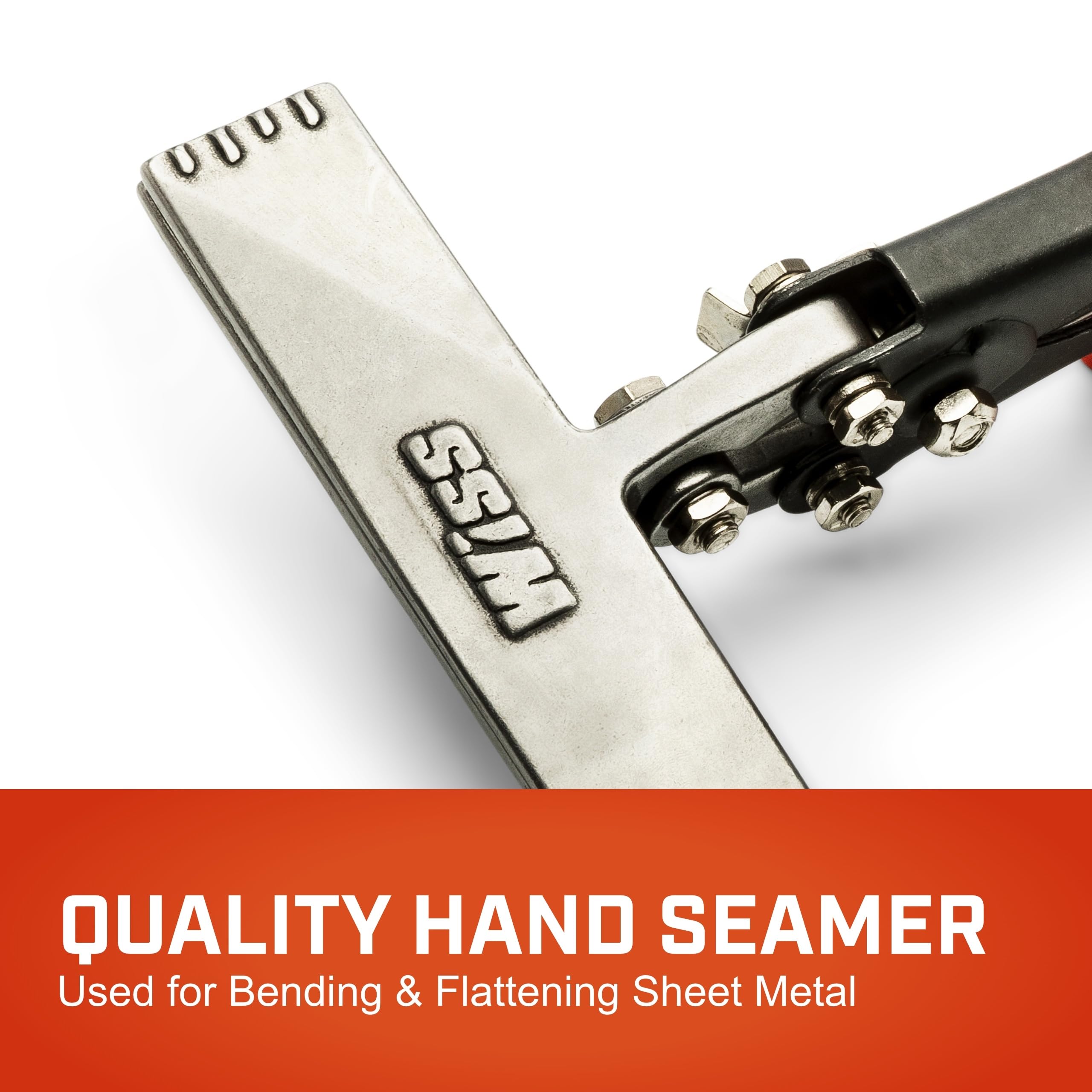 crescent-wiss-ws6n-6-straight-handle-hand-seamer-for-sheet-metal-bending-and-sea image 2