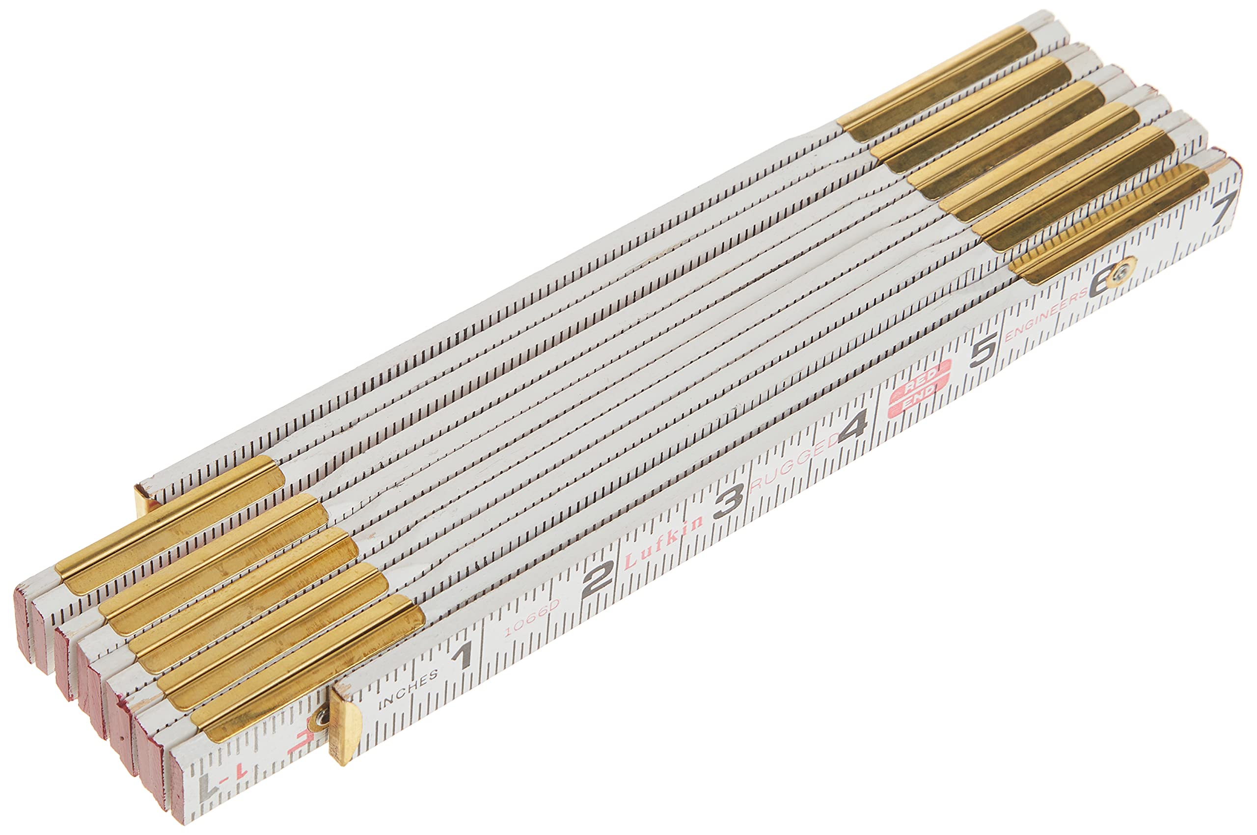 crescent-lufkin-1066dn-red-end-5-8-x-6-engineer-s-scale-wood-rule image 4