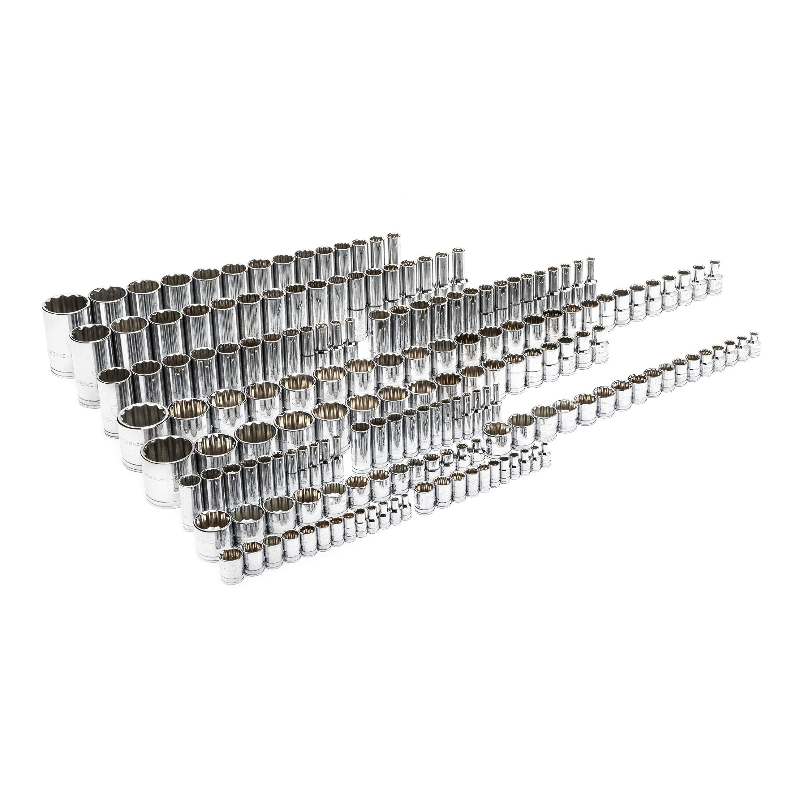 gearwrench-89074-176-piece-1-4-3-8-1-2-drive-12-point-standard-and-deep-sae-metr image 1