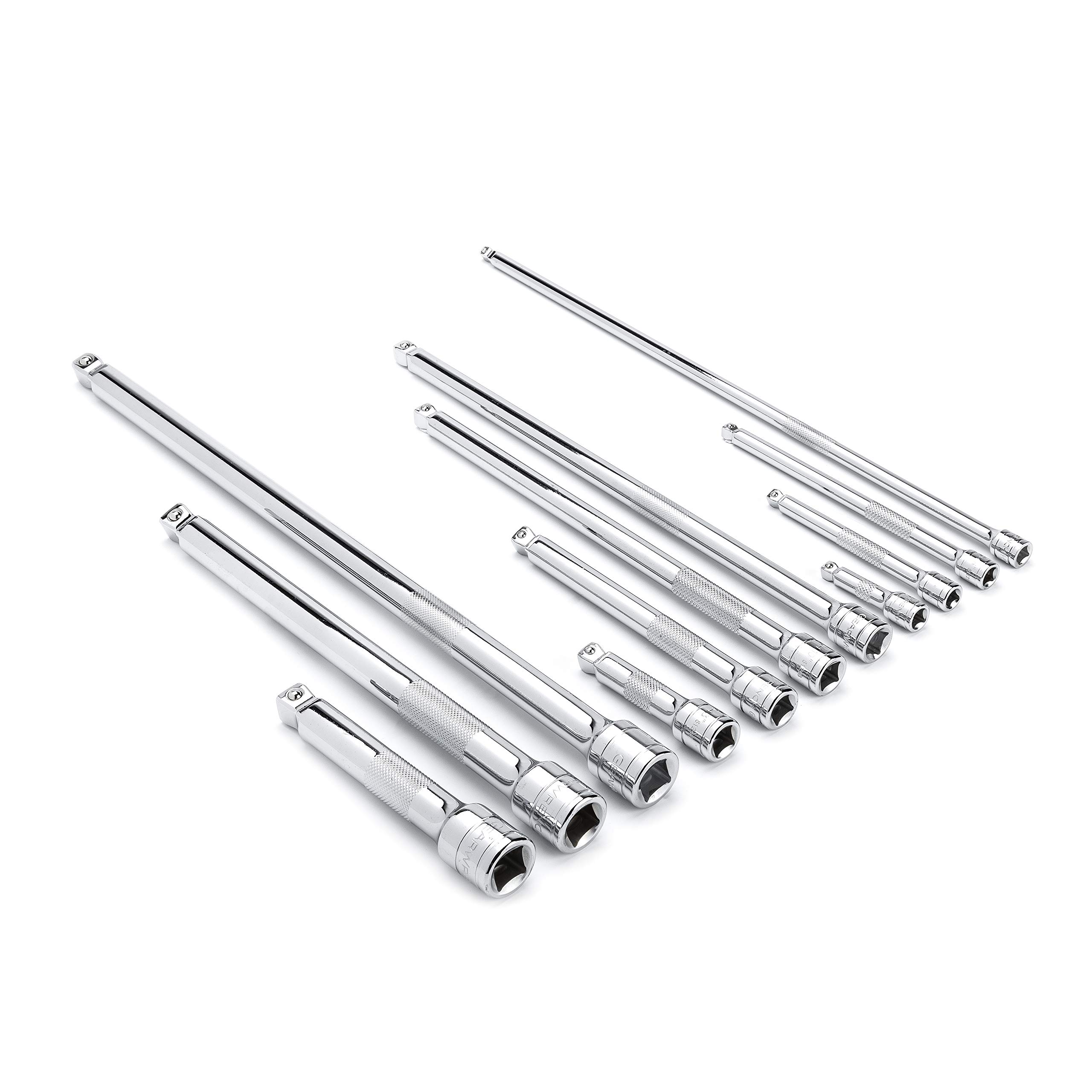 gearwrench-81320a-07-11-piece-1-4-3-8-1-2-drive-wobble-extension-set image 1