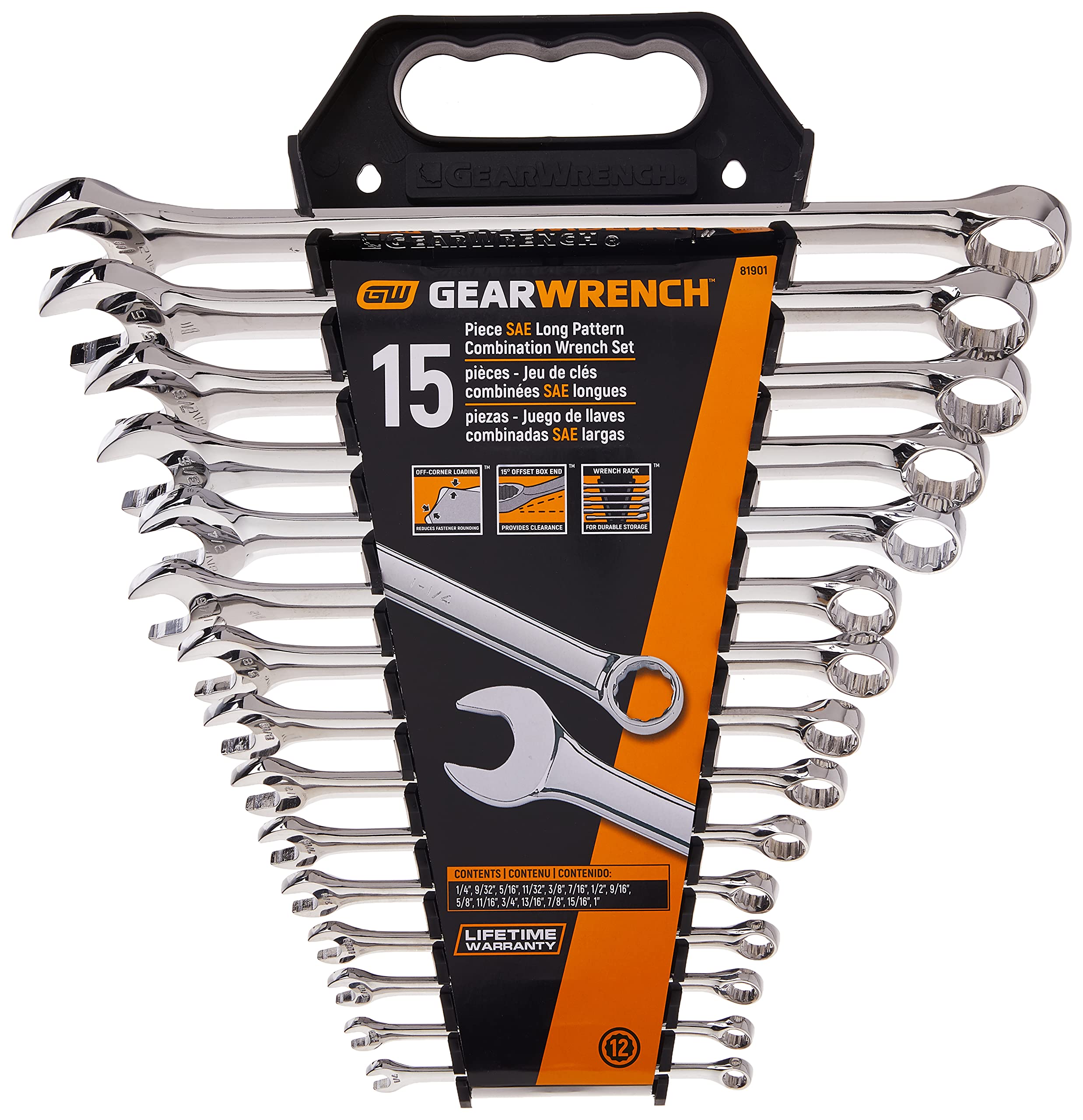 gearwrench-81901-15-piece-12-point-long-pattern-combination-wrench-set-sae image 7