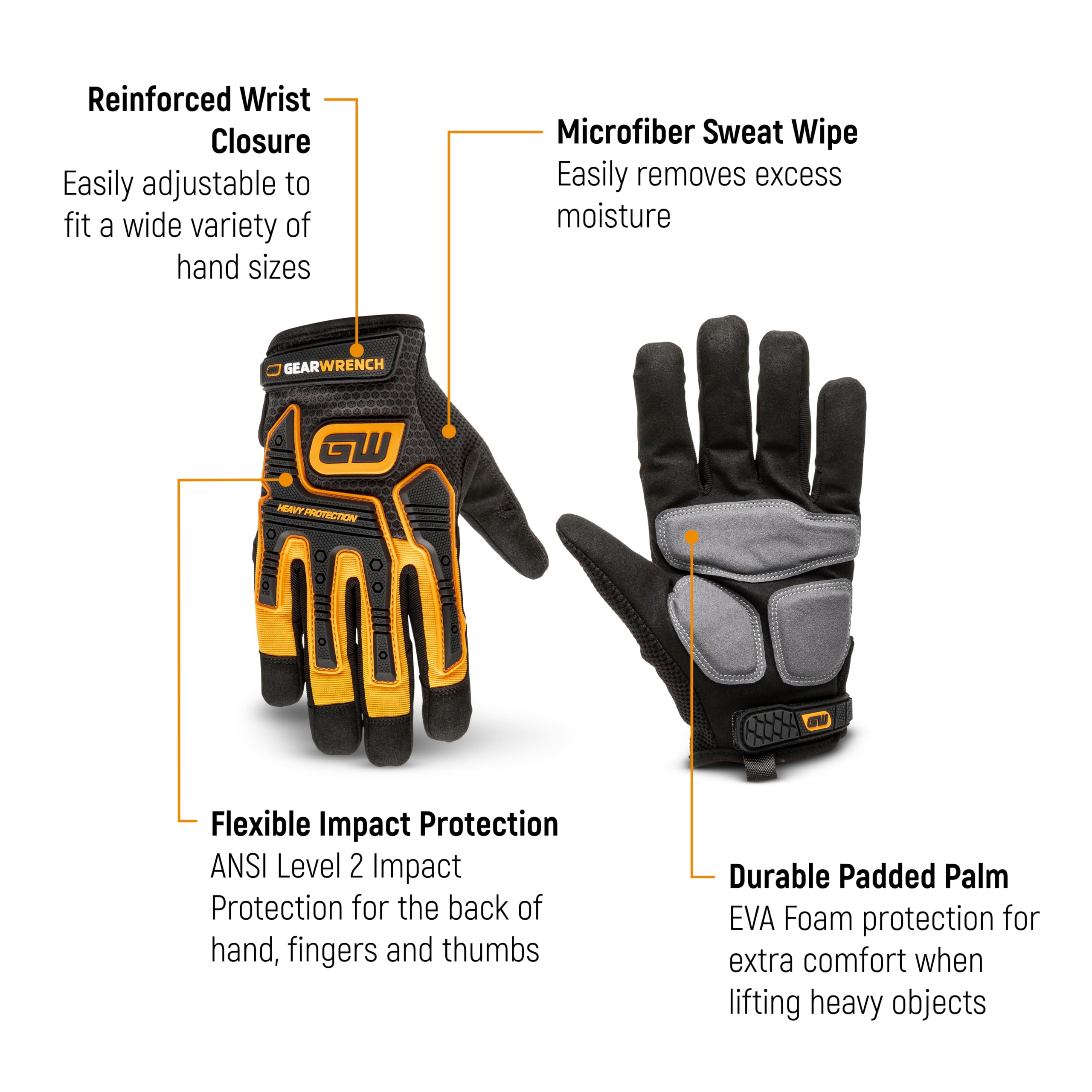 gearwrench-heavy-impact-work-gloves-gwsghi1-with-impact-protection-for-automotiv image 2