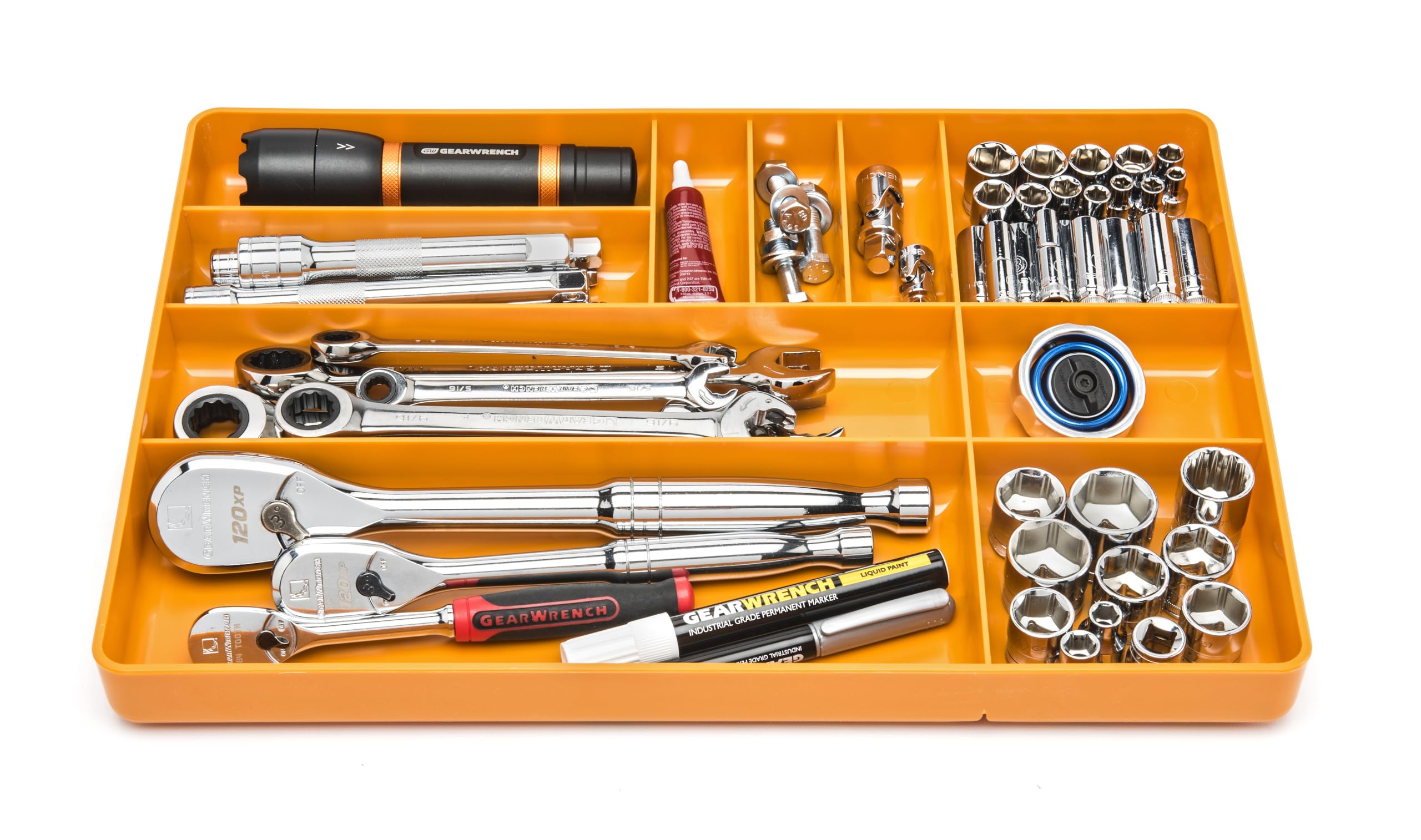 gearwrench-83117-universal-tool-and-parts-tray-10-compartment-11-in-x-16-in image 5