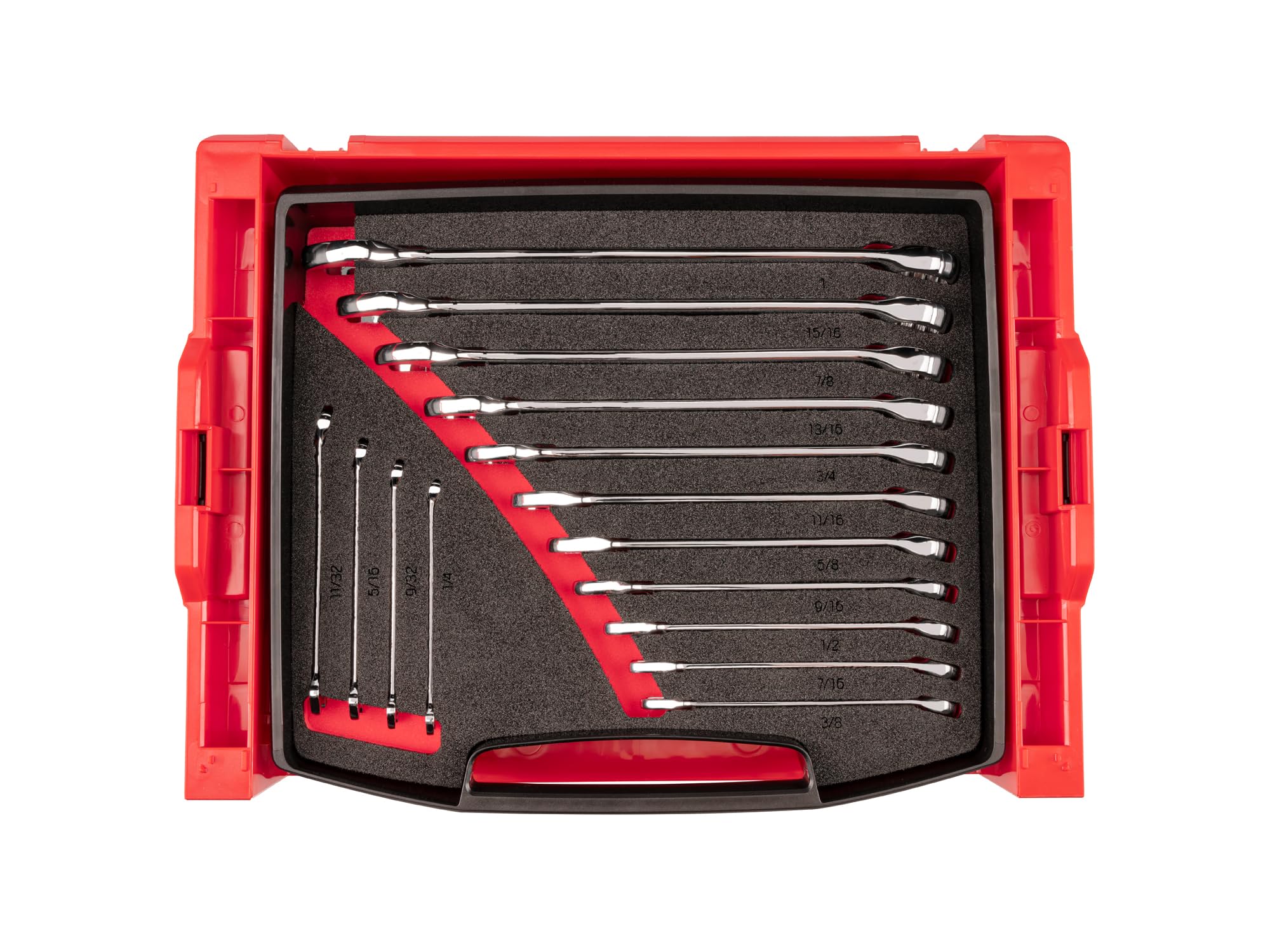 tekton-olb94201-15-piece-combination-wrench-set-1-4-1-in-with-l-boxx-open-top-dr image 1