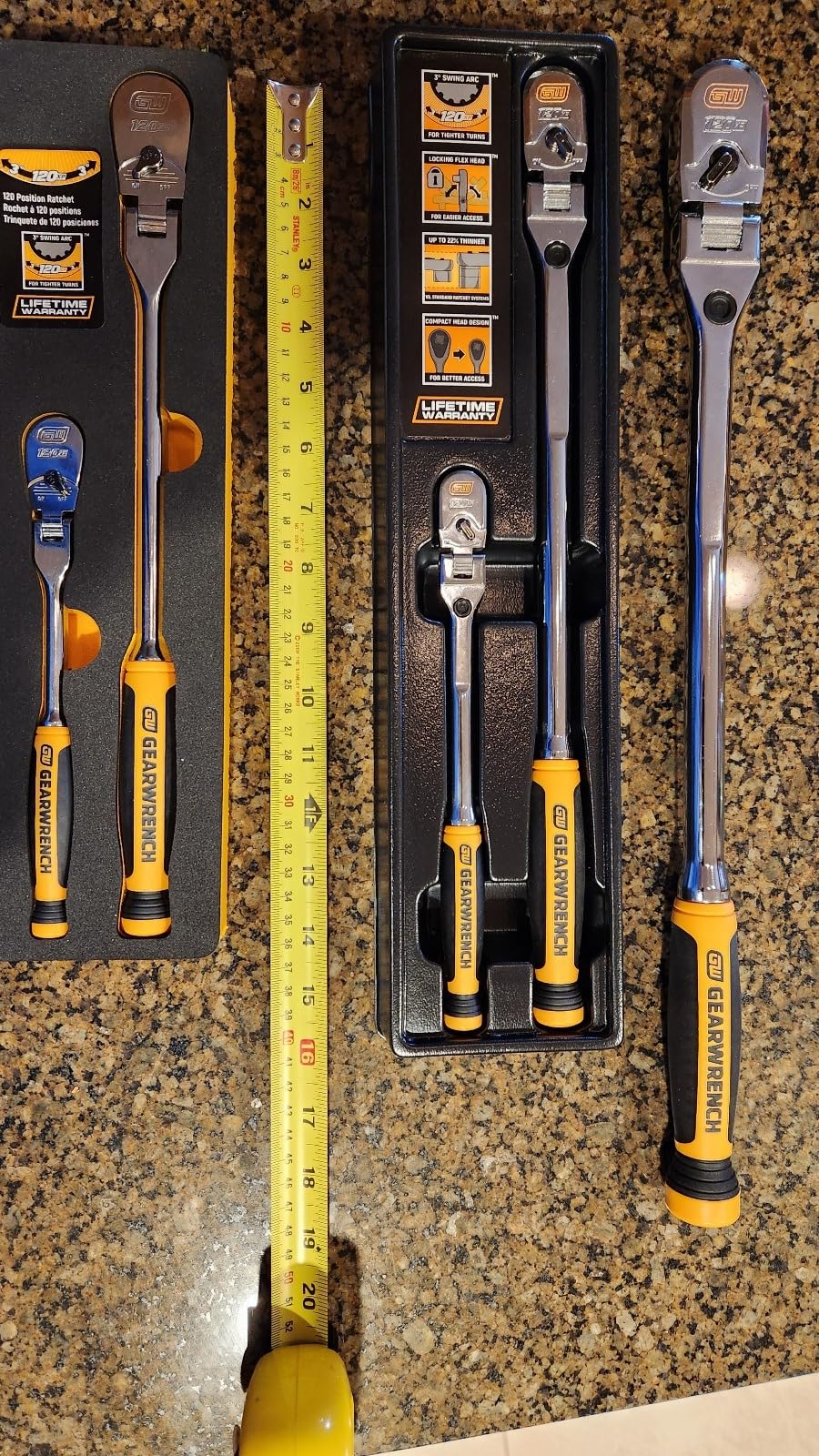One ratchet skips under load