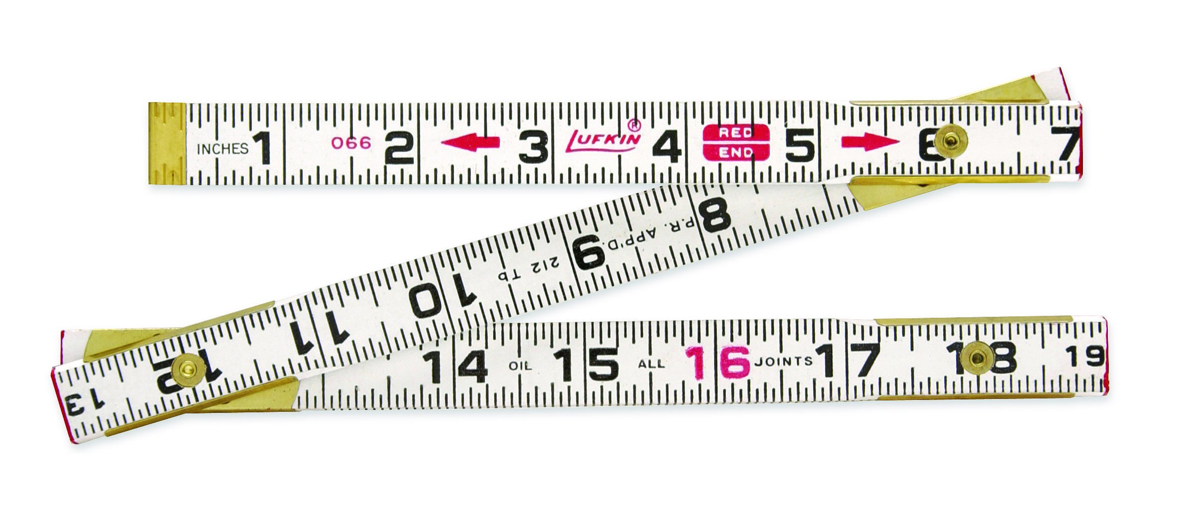 crescent-lufkin-t066n-red-end-5-8-inch-x-6-foot-wood-rule-with-16-inch-stud-cent image 1