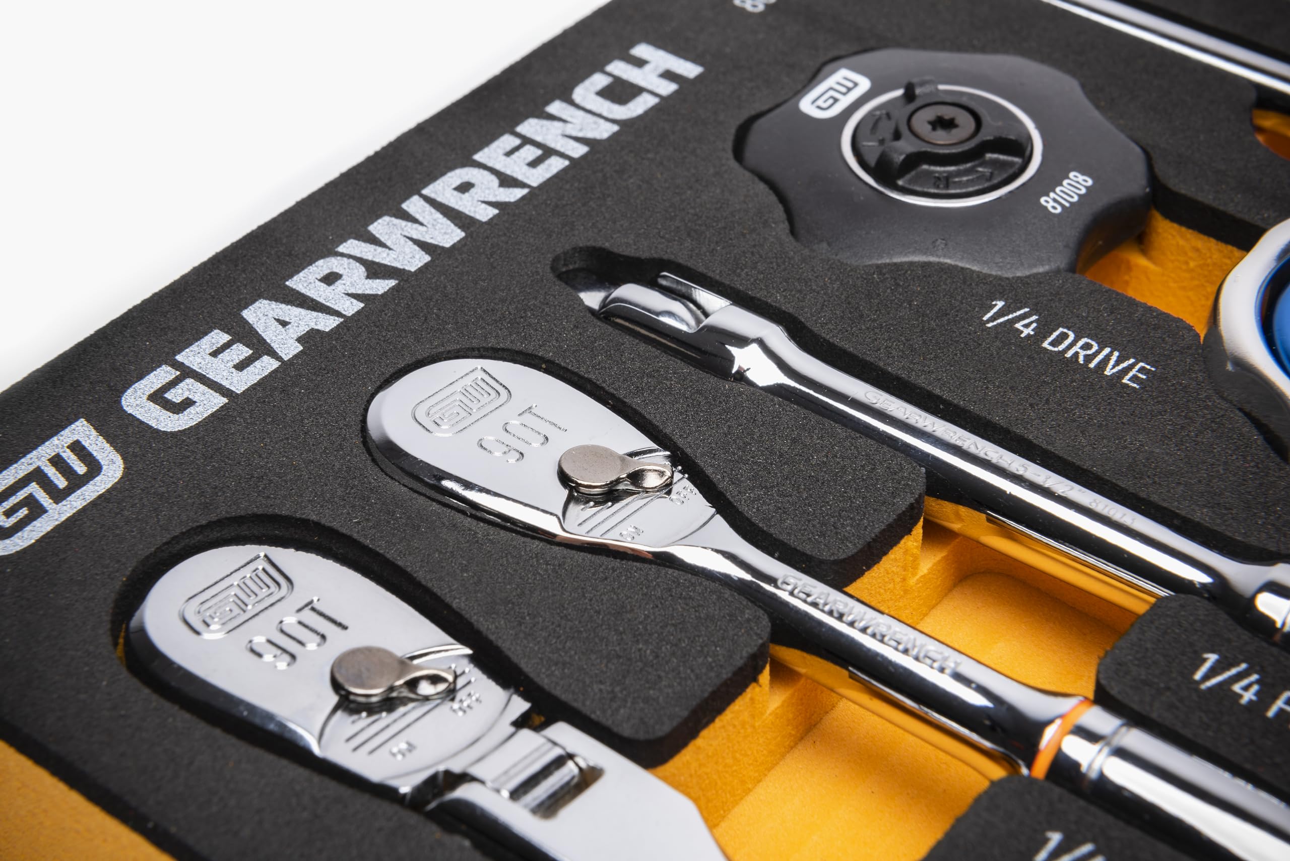 gearwrench-86520-18-piece-1-4-inch-drive-90t-ratchet-and-drive-tool-set-with-eva image 4