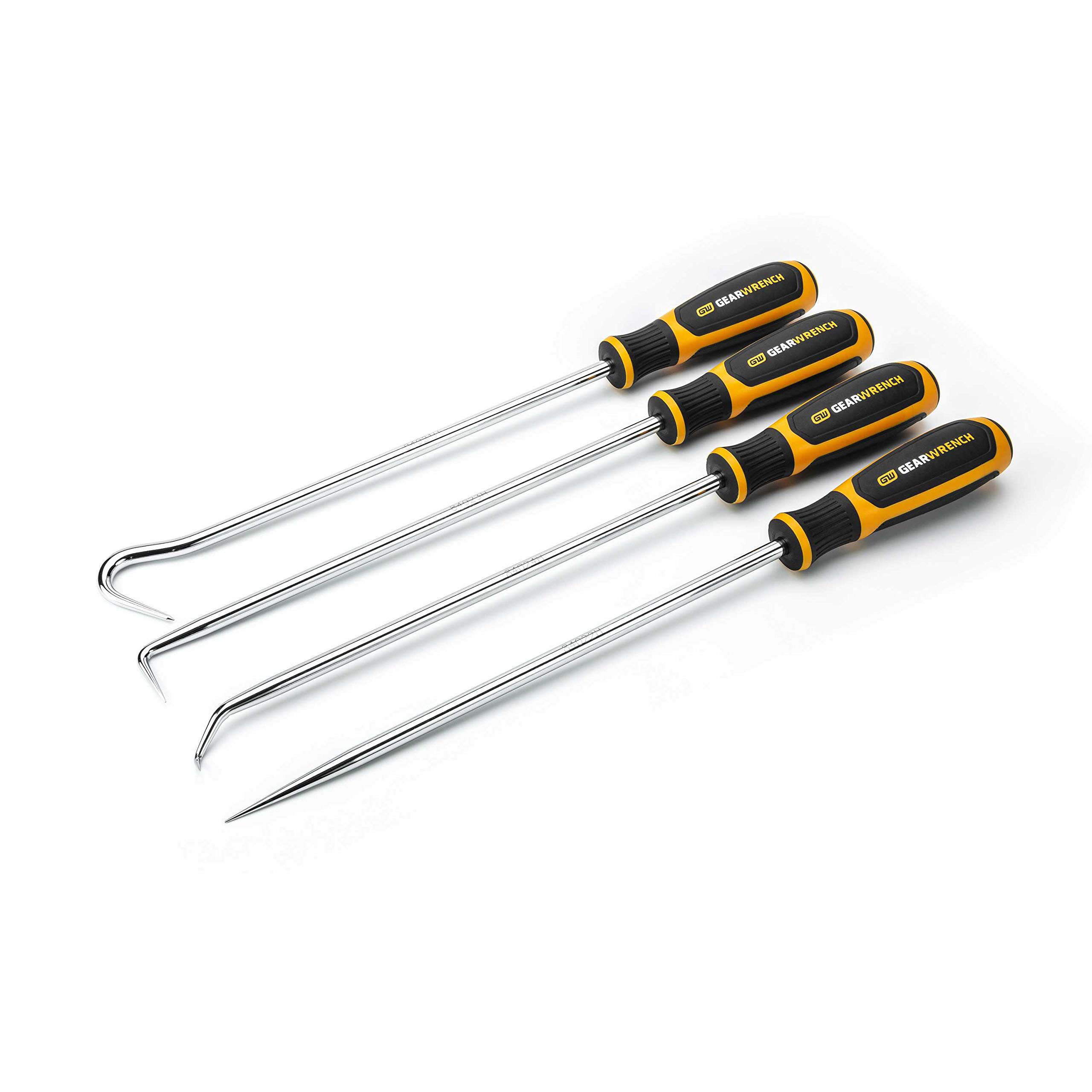 gearwrench-84020h-4-piece-heavy-duty-long-hook-pick-set-with-tri-lobe-dual-mater image 1