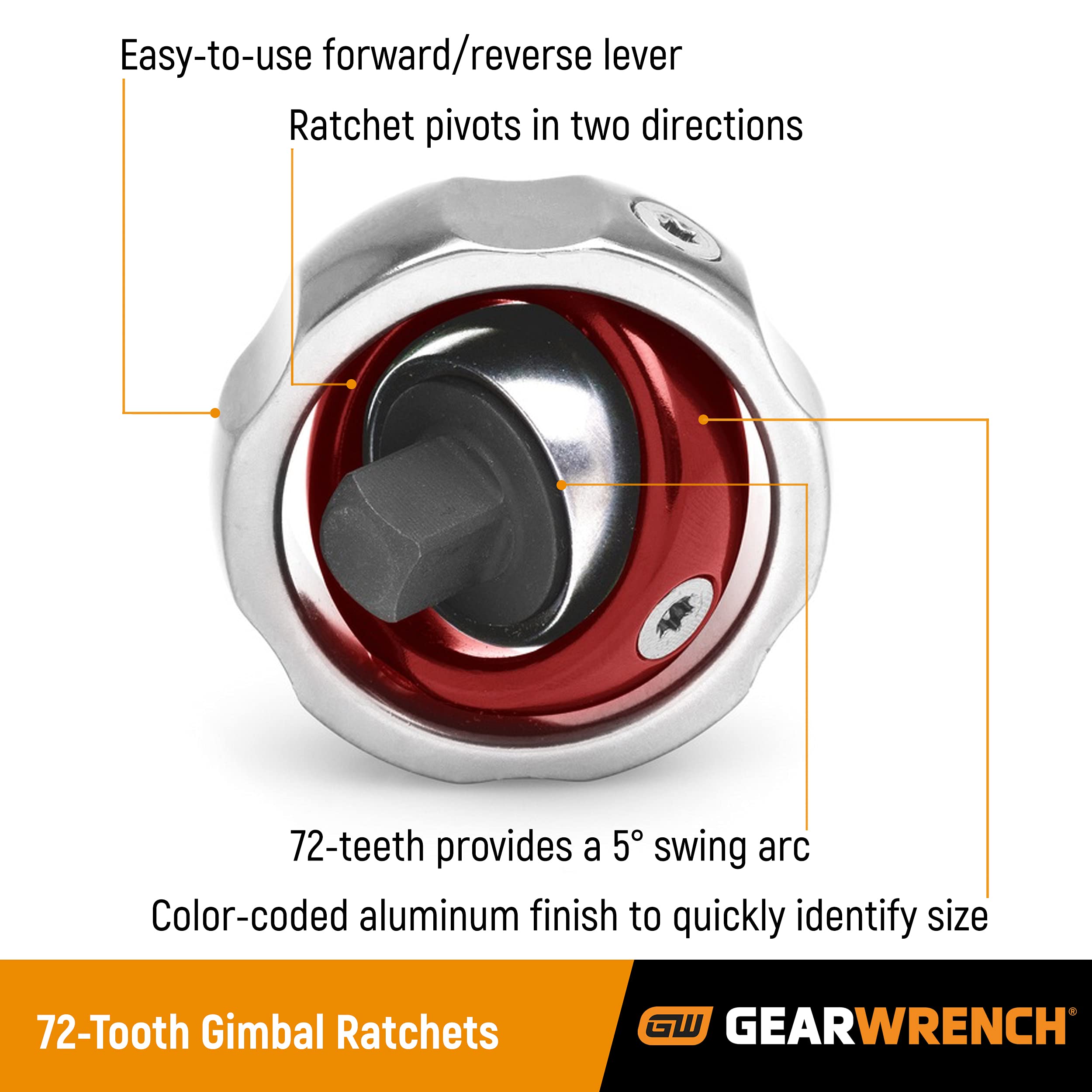 gearwrench-81027-1-4-drive-gimbal-ratchet-72-tooth-5-swing-arc image 3
