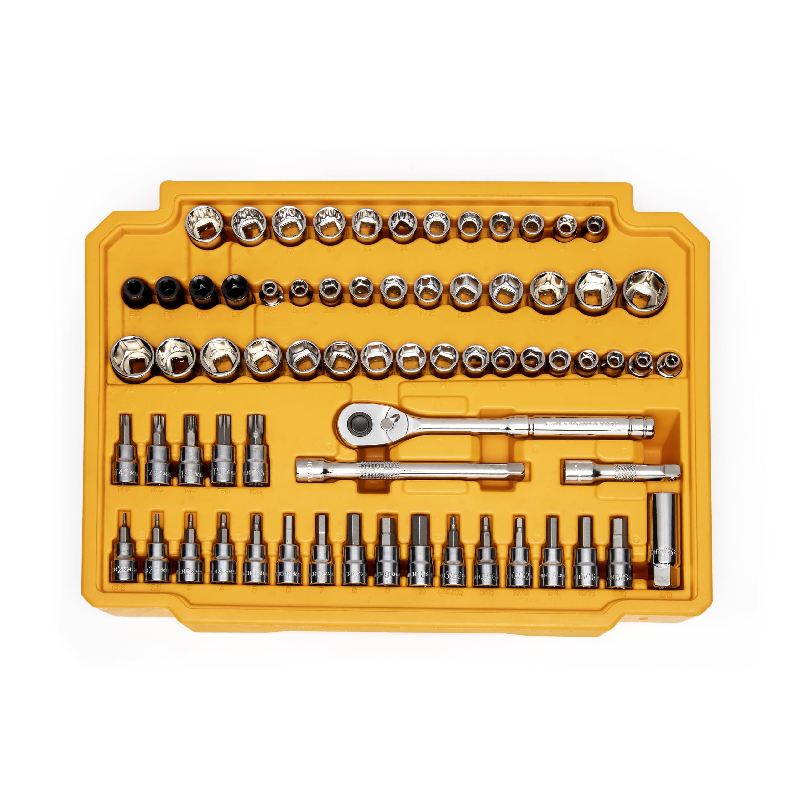 gearwrench-gw72llcbmts-232-piece-1-4-and-3-8-drive-metric-sae-mechanics-tool-set image 4