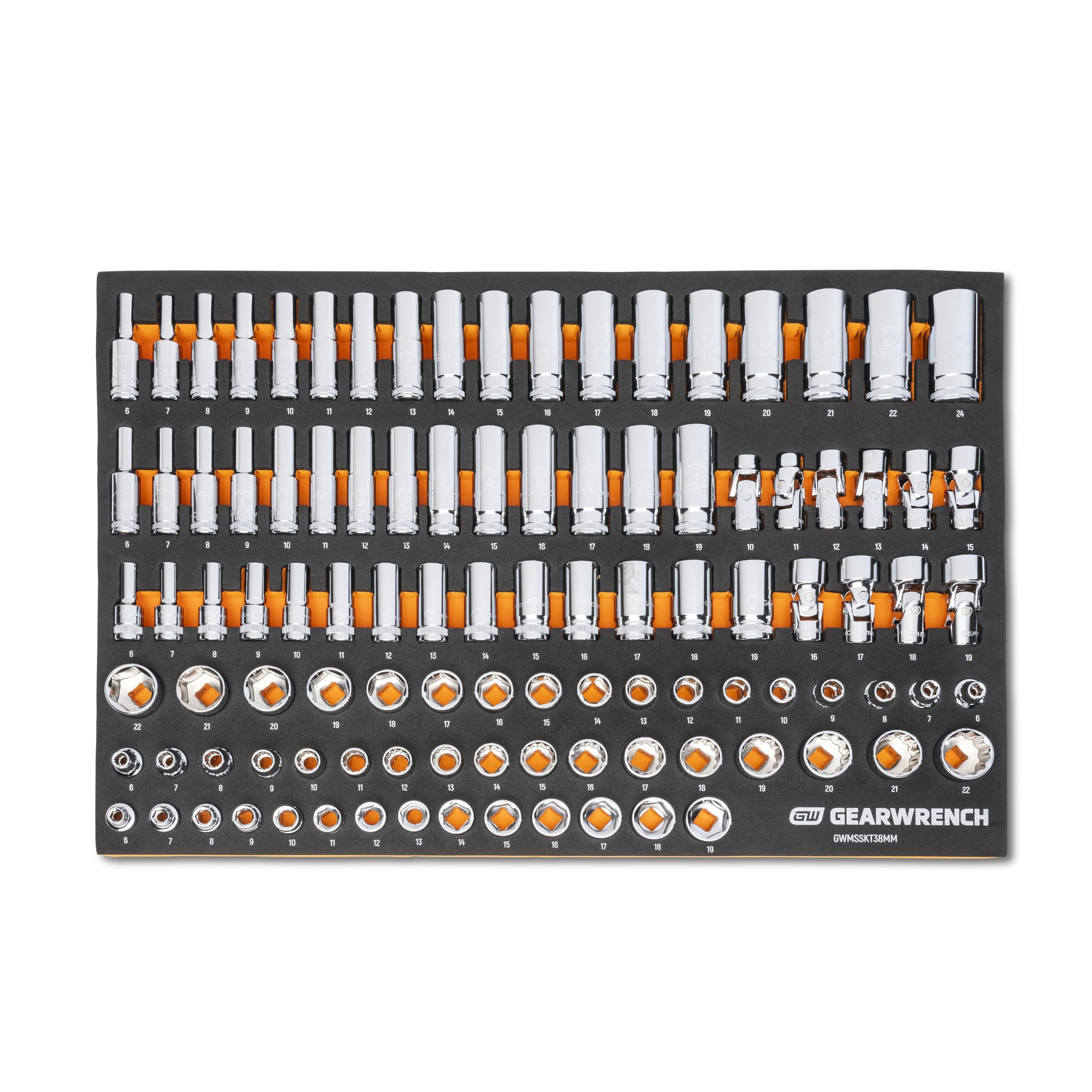 gearwrench-gwmsskt38mm-104-piece-3-8-drive-master-metric-socket-set-6-12-point-s image 1