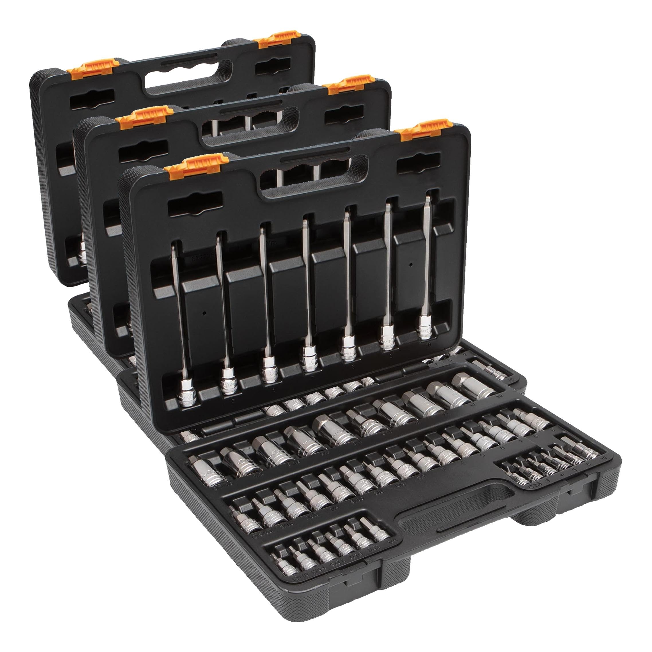 gearwrench-44-piece-1-4-3-8-1-2-drive-sae-metric-hex-bit-socket-master-set-89086 image 8