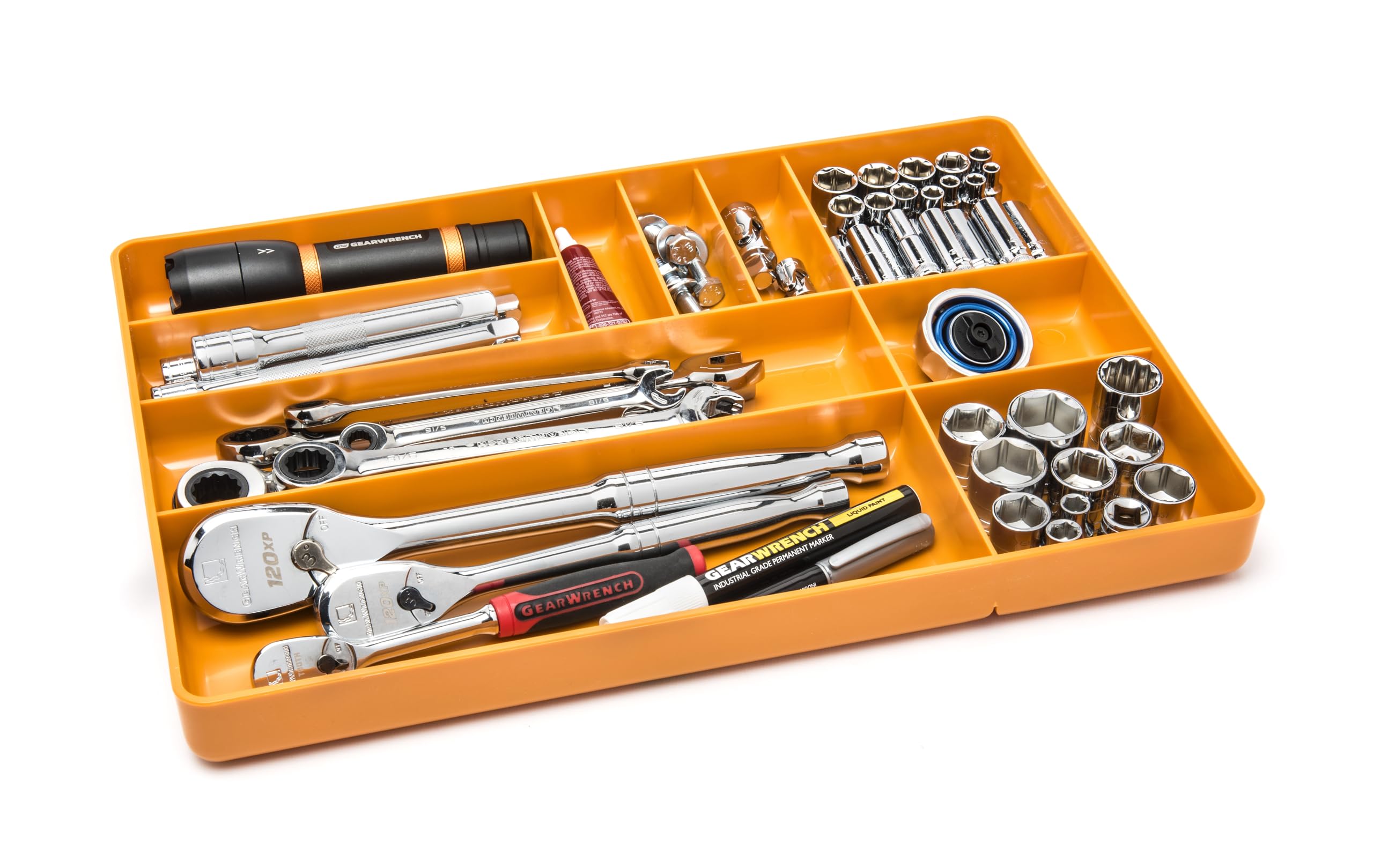 gearwrench-83117-universal-tool-and-parts-tray-10-compartment-11-in-x-16-in image 4