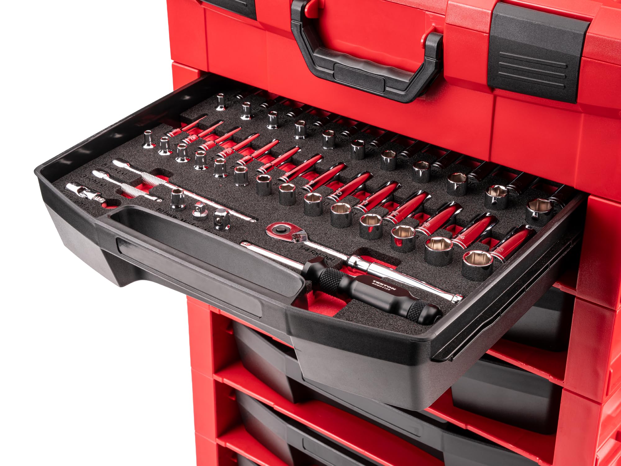 tekton-olb94303-1-4-inch-drive-6-point-socket-ratchet-set-58-piece-with-l-boxx-s image 2