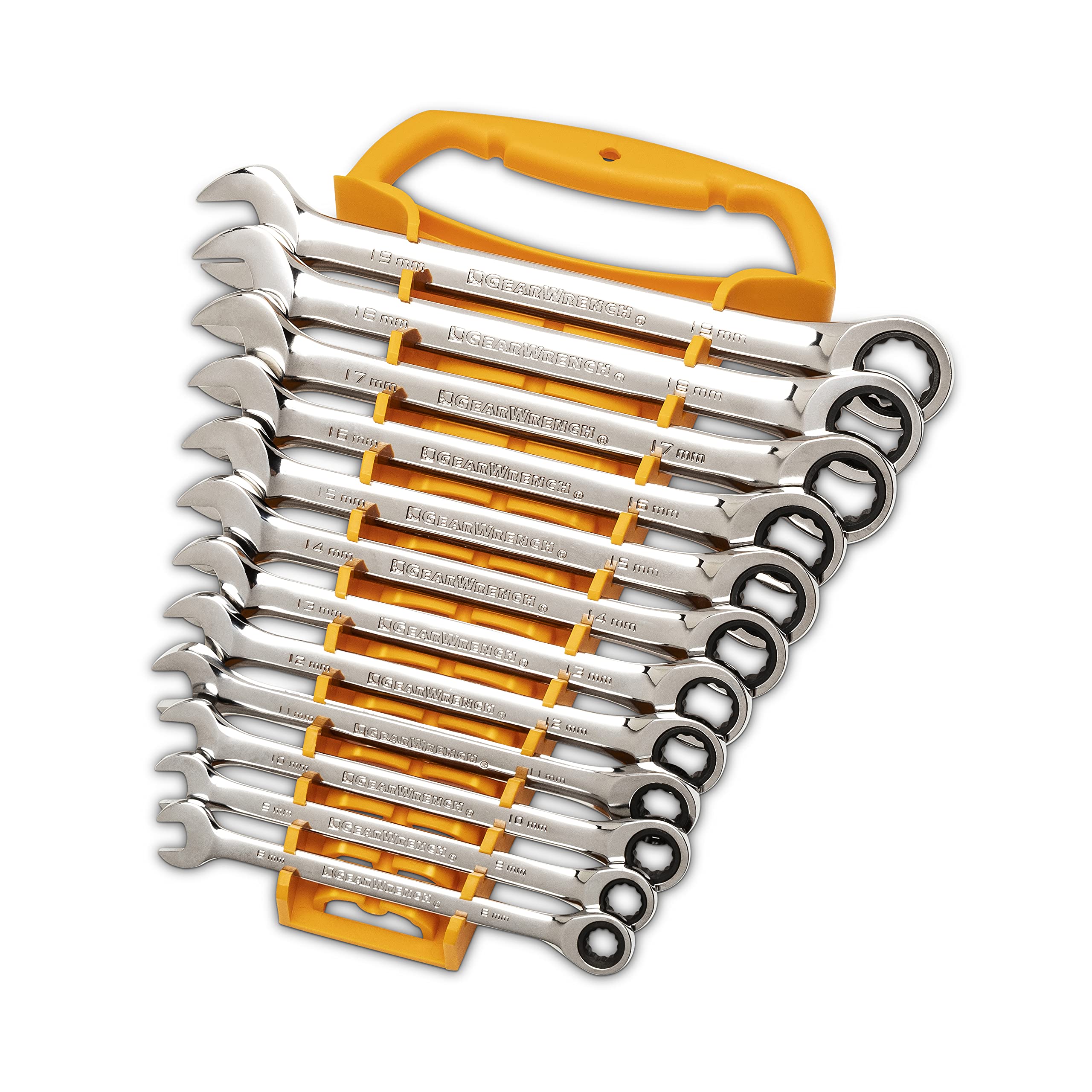 gearwrench-86700-25-pc-combination-ratcheting-wrench-set-sae-metric image 8