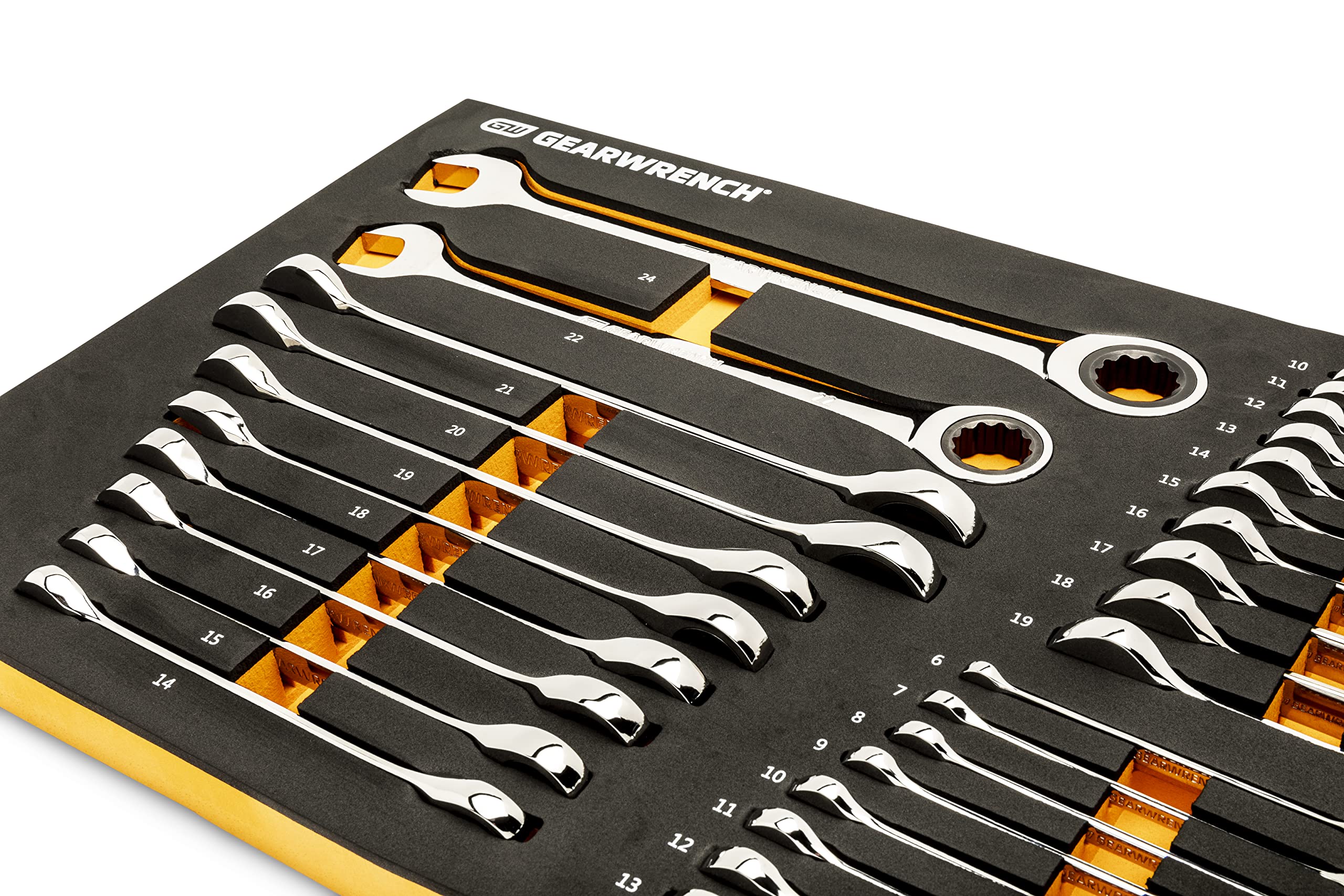 gearwrench-86527-28-piece-72t-metric-standard-stubby-ratcheting-wrench-set-with- image 5