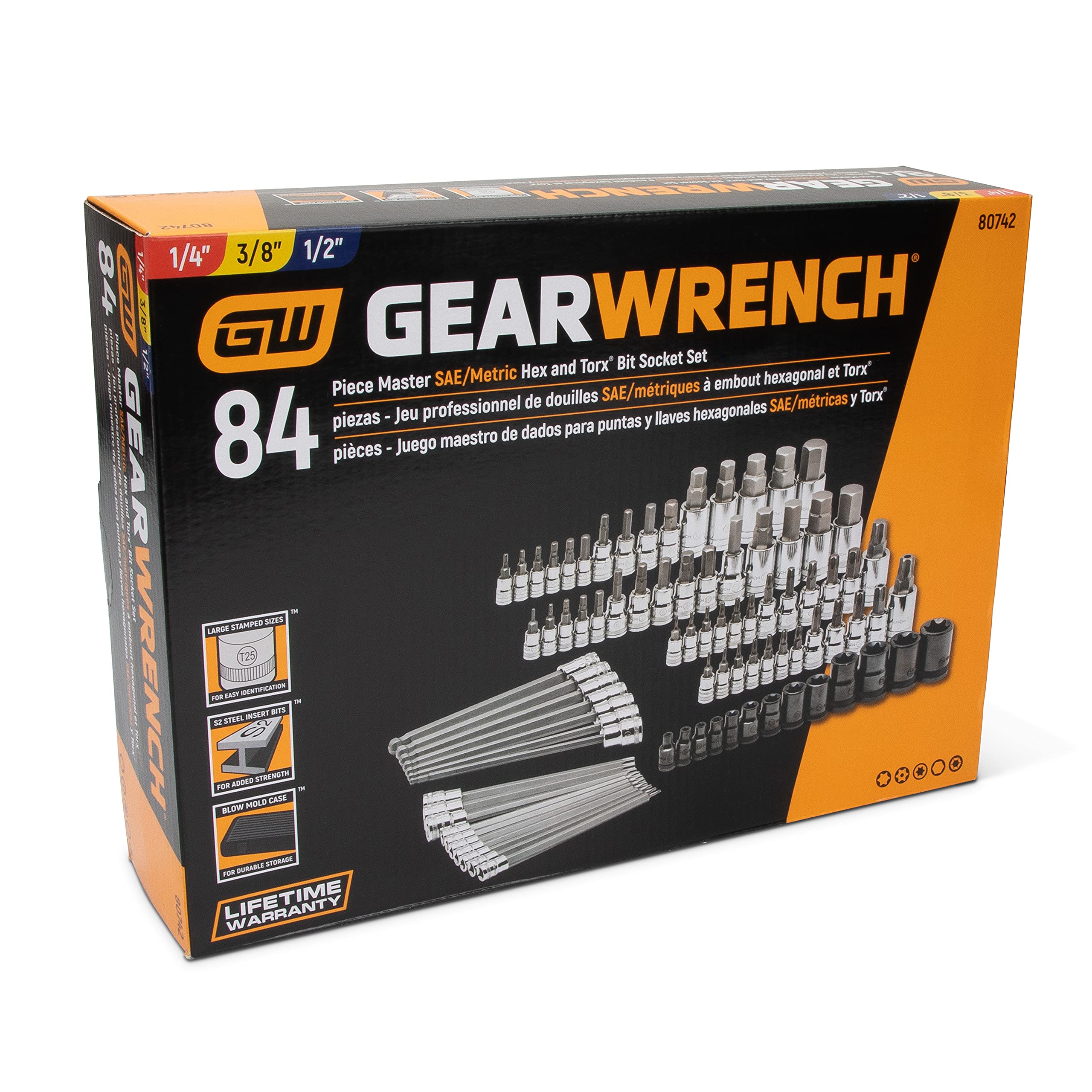 gearwrench-80742-84-piece-master-sae-metric-hex-and-torx-bit-socket-set-heat-tre image 8