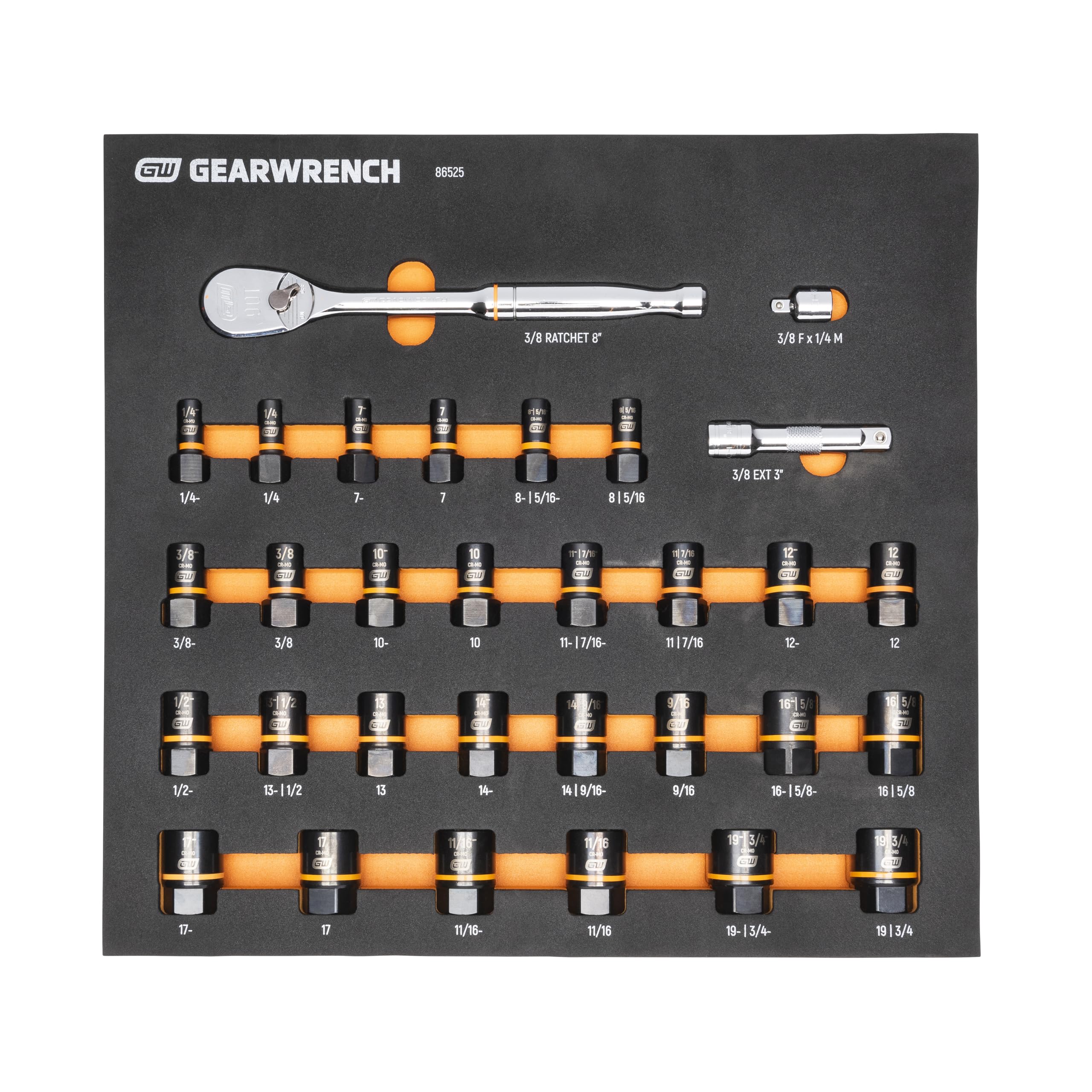 gearwrench-86525-31-piece-bolt-biter-ratchet-socket-set-dual-sized-sae-mm-damage image 1