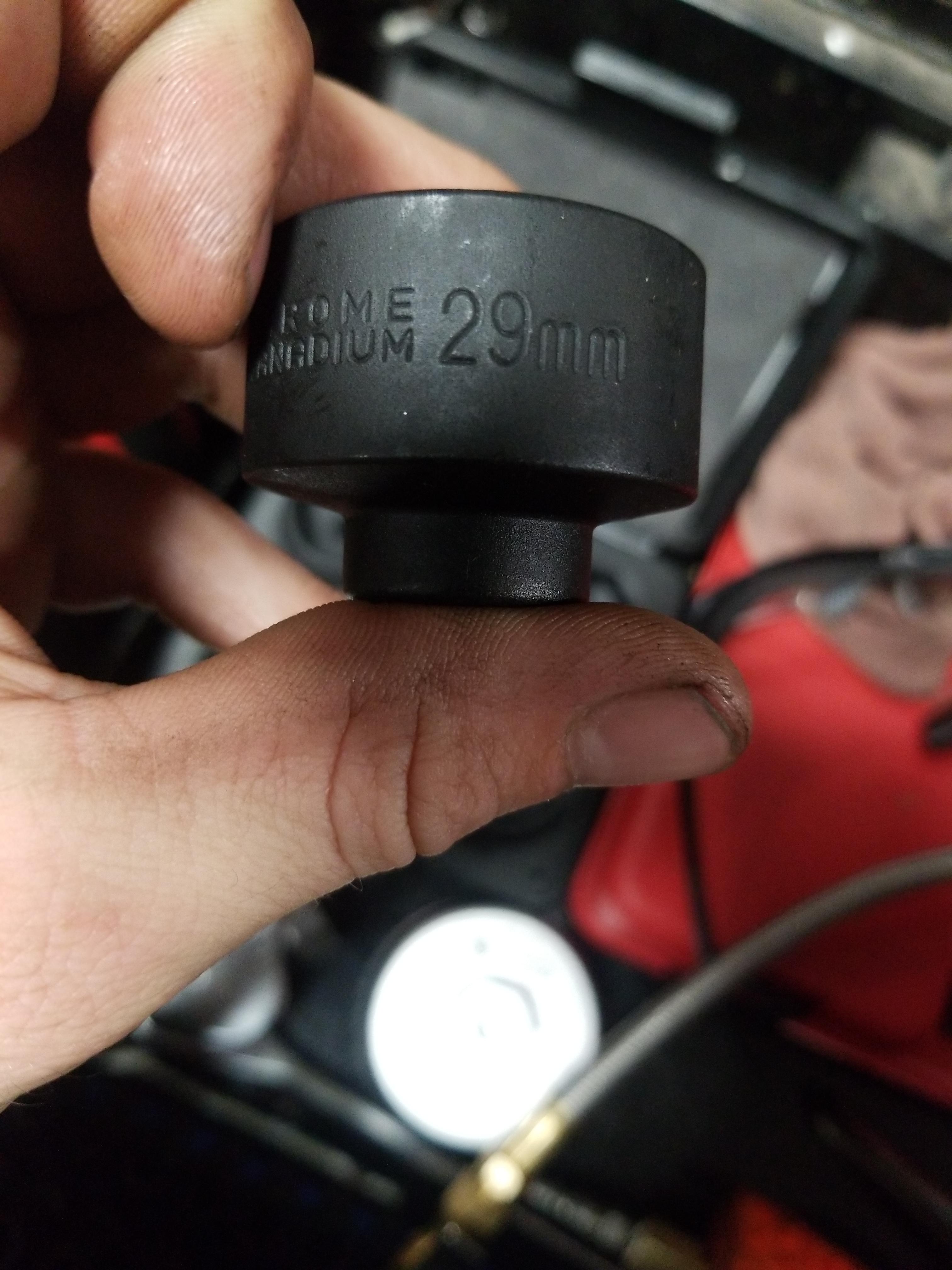 Slipped on a heavily torqued cap